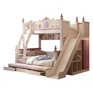 <span class=keywords><strong>Litera</strong></span> infantil de madera maciza para dormitorio, <span class=keywords><strong>litera</strong></span> colorida para niños, juegos de muebles para dormitorio infantil - Product Image 3