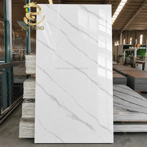 Moderne Klassische UV-Wandpaneele Wasserdichte Glänzende Marmor-PVC-Platten für TV-Hintergrund-Dekoration UV-Schutz-Wandplatten - Product Image 4