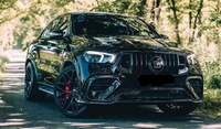 Véritable fibre de carbone B-style lèvre avant diffuseur arrière aileron arrière grille d'entrée d'air arrière pour kit carrosserie Benz GLE Coupé C167