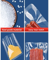 Groenten Fruit Vlees Vers Houden Platte Buis Plastic Verpakkingsmateriaal Nylon PE EVOH Vacuümzak voedsel