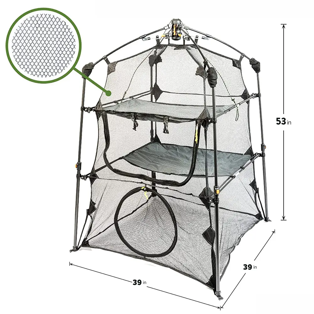 Camping Pet Habitat Pop Up Tente Escalade Chat Tente Extérieur Chat Enclos