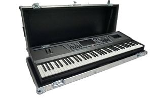 Étui de transport professionnel personnalisé pour basse et clavier Roland <span class=keywords><strong>Yamaha</strong></span>, en EVA résistant aux chocs, en alliage d'aluminium, avec roulettes - Product Image 5