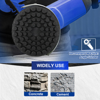 Disques de polissage diamantés à liant résineux humide de 4 pouces (105 mm) pour béton, ciment et terrazzo sur meuleuse d'angle