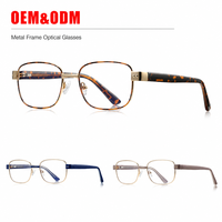 Nouvelles Lunettes Anti-Lumière Bleue 2026 pour Femme, Monture Métallique Fine, Verres Clairs de Luxe, Confortables avec Plaquettes de Nez, OEM
