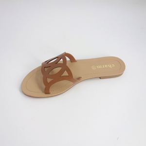 Vente en gros de pantoufles pour femmes de qualité supérieure, chaussures plates décontractées pour adultes, sandales pour femmes - Product Image 3