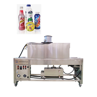 Machine d'emballage de tunnel de rétrécissement de vapeur d'étiquette de manchon rétractable de bouteilles de modèle de base