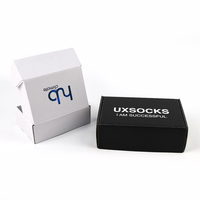 Boîte en carton ondulé pliable personnalisée avec impression couleur pour chaussures, t-shirts, vêtements, cadeaux, cosmétiques, expédition et envoi postal