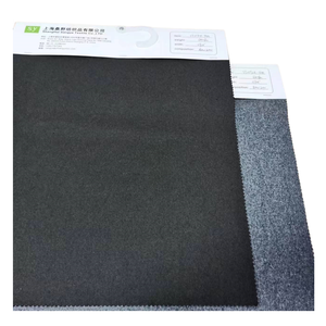 Telas mezcladas de lana pieza de nailon de lana teñida color clásico peso pesado cálido suave tela de abrigo de doble cara - Product Image 5