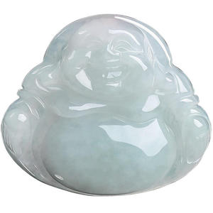 Colgante de Jadeíta Natural de Myanmar con Buda, Joyería para Mujer, Diseño Original, Estilo Chino, Regalo con Certificado de Tasación FG95 - Product Image 5
