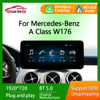 Système Android avec écran de 10,25/12,3 pouces, lecteur vidéo compatible avec les véhicules Mercedes-Benz :A W176