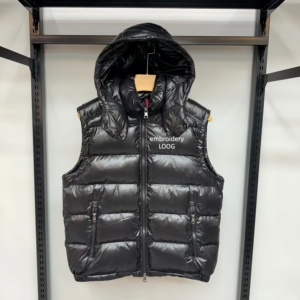 Chaleco de Plumón sin Mangas de Alta Calidad para <span class=keywords><strong>Hombre</strong></span> con Capucha Desmontable, Chaleco de Invierno, Holgado y Cálido, Chaleco Moderno para <span class=keywords><strong>Hombre</strong></span> - Product Image 2