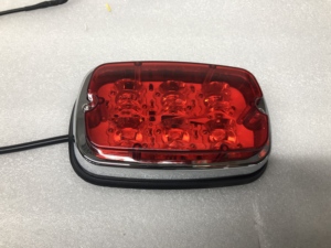 <span class=keywords><strong>Ambulance</strong></span> et pompier lumière stroboscopique latérale rouge et blanche LED carré voyant d'avertissement nouvel état montage en surface - Product Image 1