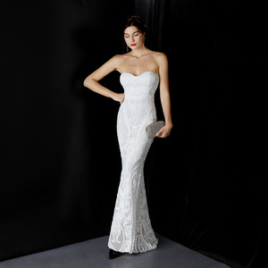 16398 #2020 nuovo <span class=keywords><strong>abito</strong></span> lungo con paillettes <span class=keywords><strong>da</strong></span> sera cerimoniale - Product Image 3