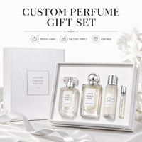 Set de Regalo de Mini Perfumes de Lujo con Logotipo Personalizado para Mujeres y Hombres, Perfume de Larga Duración con Empaque con Logotipo de Marca