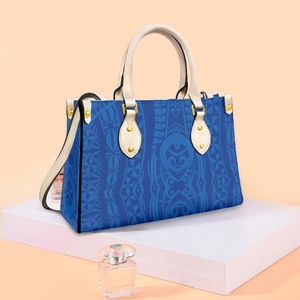 للبيع بالجملة حقيبة يد نسائية مخصصة من البولي يوريثان حقيبة يد مارشال آيلاند بولينيسيا طباعة فاخرة كاجوال مقاومة للماء - Product Image 4