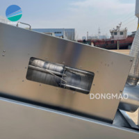 Presse à vis à volute compacte en acier inoxydable SS304 pour la déshydratation des boues d'eaux usées des fermes aquacoles, séparateur solide-liquide