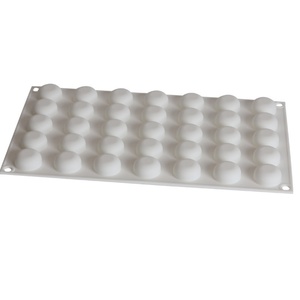 Molde para Galletas de Chocolate Caseras Tangchu, Mini Molde para Pastel de Mousse, Fondant, Herramienta para Hornear en Forma de Semicírculo - Product Image 3