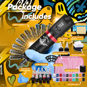 Set de Máquina de Tatuar Inalámbrica Profesional para Artistas, Kit Completo de Pistola de Tatuar para Arte Corporal, Suministro al por Mayor para Uso Profesional - Product Image 2