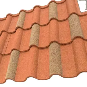 Factory Supply Building Material Color Stone Coated Metal Roofing Tiles