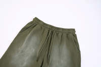 Shorts décontractés pour hommes 360G en maille noire vintage avec cordon de serrage, style athlétique et détente