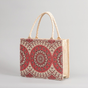 <span class=keywords><strong>Sac</strong></span> à bandoulière Boho Aztec en toile personnalisé pour femmes avec poche et fermeture éclair-Summer Waterproof Portable - Product Image 6