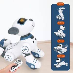 Robot à télécommande intelligente à infrarouge pour chien, marche électrique, cascade, danse, Performance, chien intelligent, Robot jouet pour enfants Rc, animaux de compagnie électroniques