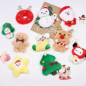 Nuevo broche de Navidad DIY, accesorio colgante, Papá Noel, Reno, muñeco de peluche, oso, algodón PP <span class=keywords><strong>para</strong></span> ropa, zapatos, sombreros - Product Image 3