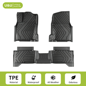 Alfombrillas de TPE para Pasajeros, Impermeables, Escaneadas en 3D con Precisión, para Vehículos con Volante a la Izquierda (LHD), Base Moldeada por Inyección - Product Image 1