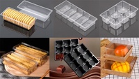 Mini conteneur jetable en plastique de boîte de fruits de fraise faisant la machine boîte à clapet faisant la machine pour des légumes et des fruits