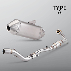 Sistema de Escape Completo para Motocicleta Todoterreno Crf300L Crf250 <span class=keywords><strong>Crf250rally</strong></span> Tubo de Escape Delantero Modificación de Silenciador - Product Image 3