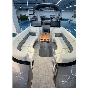 Bote Pontón de Lujo de 27 pies para Fiestas, con Motor Fuera de Borda y <span class=keywords><strong>Remolque</strong></span>, para Paseos y Entretenimiento en el Lago - Product Image 5