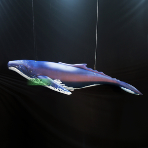 Đại dương Thế Giới thăm dò hoạt động quảng cáo khổng lồ trang trí PVC <span class=keywords><strong>Inflatable</strong></span> cá voi - Product Image 4