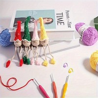 Kit d'Accessoires de Bricolage pour Crochet, Couture et Tricot, Coffret d'Aiguilles en Métal et Crochets à Fil, Boîte de Rangement en Plastique pour Usage Manuel, en Stock
