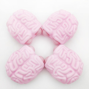 ストレス解消不安軽減ビニール製脳みそ型スクイーズ玩具 女の子＆男の子向け-クリエイティブなポップアイいたずらグッズ ストレス解消 - Product Image 5