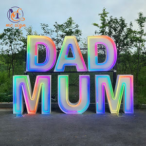 Panneau lumineux LED autoportant de 4 pieds, lettres lumineuses pour la <span class=keywords><strong>location</strong></span> d'événements, la décoration de fête, de mariage et les fournitures - Product Image 1