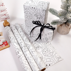 Wholesale 80g Birthday Art <b>Paper</b> 43*300cm Gift Luxury Custom Packaging <b>Wrapping</b> <b>Paper</b> Roll - Product Image 3