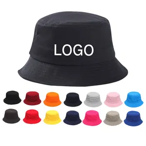 Yüksek kaliteli havlu kova şapka özel logo toptan tığ geri dönüşümlü ve kadife kova şapka özel logo balıkçı şapkası
