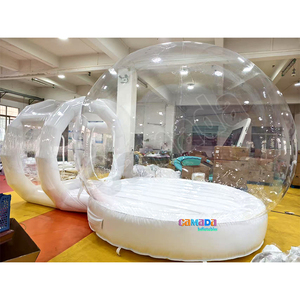 เต็นท์เป่าลมทรงโดมคริสตัลโปร่งใสขนาดยักษ์เต็นท์เป่าลมพร้อมลูกโป่งบ้านเป่าลม - Product Image 2