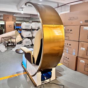 Chaise de massage de luxe moderne européenne professionnelle confortable, trône royal, station de manucure et de pédicure pour salon - Product Image 6