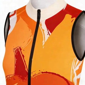 Jersey de Ciclismo sin Mangas, Transpirable, Resistente al Viento, Unisex, en Varios Colores, Estampado, Moderno, al Mejor Precio, para Ciclistas - Product Image 6
