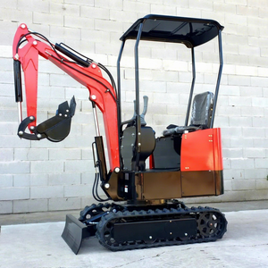 Livraison gratuite HT12 Mini-excavatrice compacte diesel de 1,1 tonne |   12 HP Diesel |   Profondeur de creusement de 1,65 m |   Seau de 0,025 m³ |   Largeur de travail de 1 m - Product Image 1