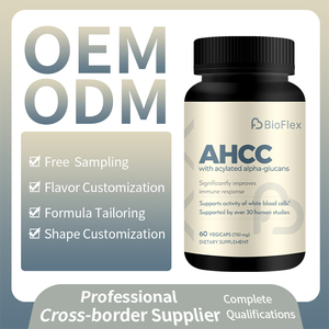 Complément en capsules AHCC 750 mg en gros, étiquette privée personnalisée, alpha-quinanes acylées originales pour adultes, système immunitaire - Product Image 6