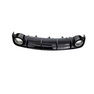 Voiture 2016 -2018 A6 S6 Diffuseur de pare-chocs arrière <span class=keywords><strong>S</strong></span> Line <span class=keywords><strong>RS6</strong></span> Style Look Diffuseur arrière Lip Splitter pour Audi A6 S6 C7.5 2016 2017 2018 - Product Image 2