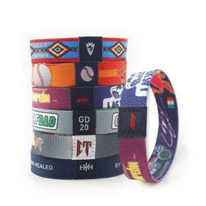 สายรัดข้อมือ RFID NFC แบบยืดหยุ่น พิมพ์ลายด้วยความร้อน ออกแบบเองได้ เป็นมิตรกับสิ่งแวดล้อม ใช้ได้สองด้าน สำหรับผู้ใหญ่ สายรัดข้อมือสำหรับโปรโมชั่น - Product Image 1