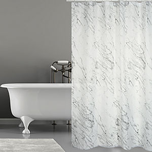Cortina de Ducha de Tela de Poliéster Toscana, 180x200 cm, Resistente al Agua, para Baño - Product Image 1
