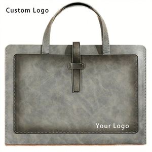Organisateur de documents en cuir imperméable avec logo personnalisé pour les promotions et événements d'entreprise - Product Image 6
