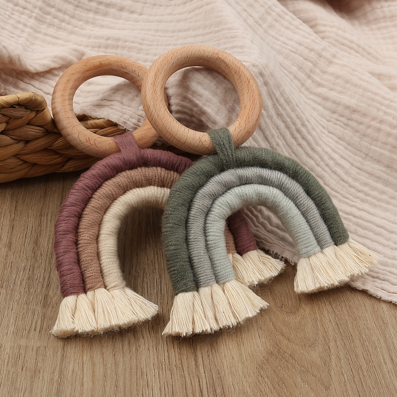 Деревянный Детский Прорезыватель для зубов, Детские Прорезыватели, детская игрушка для жевания, прорезыватель для зубов.