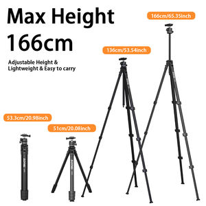 Trépied Zomei 65,35 pouces/166 cm 360 °   Trépied de voyage à tête sphérique avec plaque de dégagement rapide pour appareil photo reflex numérique <span class=keywords><strong>Fujifilm</strong></span> - Product Image 3