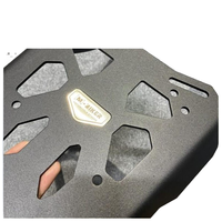 Plaque de support arrière pour moto naked CB150/CB300, découpée au laser, usinée CNC, en matériau métallurgique, avec 4 points de fixation réglables