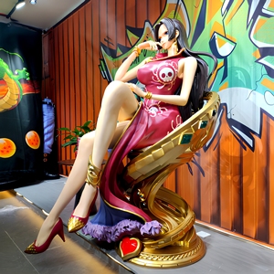 วั<span class=keywords><strong>น</strong></span>พีซ จักรพรรดินีแฮน<span class=keywords><strong>ค็</strong></span><span class=keywords><strong>อก</strong></span> ฟิกเกอร์ขนาดใหญ่ 1:1 ทำจากวัสดุเรซิ่นโพลีสโตน - Product Image 1